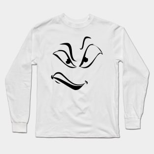 Smiley Funny Cartoon Funny Tee Long Sleeve T-Shirt